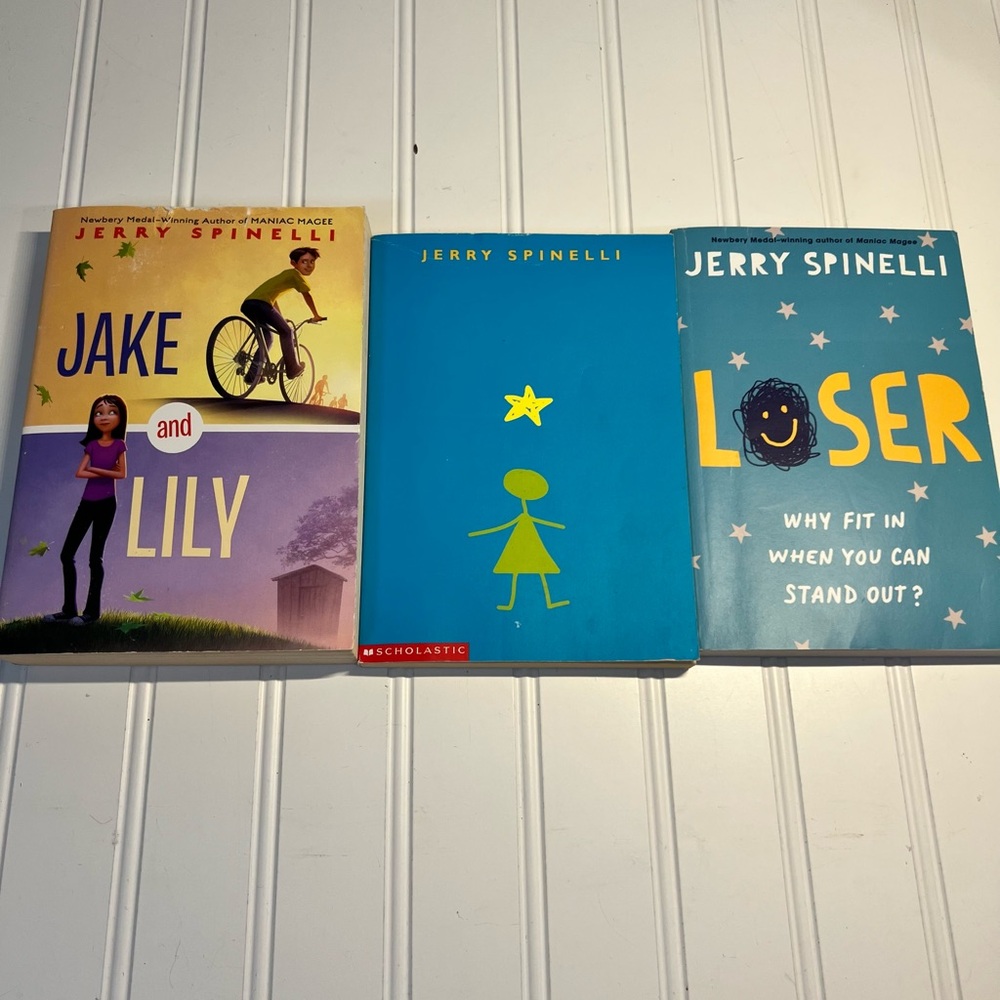 3 Books by Jerry Spinelli Book Lot
